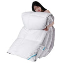 Axyaa White Goose Down Duvet | Silent Winter Quilt | Hotel Quality Warmth