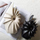 Axyaa Conch Shape Ceramic Vase for Home Decoration