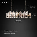 Axyaa Vintage Crystal Chandelier - Postmodern Luxury Dining Area Lighting