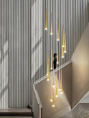 Nordic Style Axyaa Pendant Chandelier for Living Room, Restaurant & Staircase