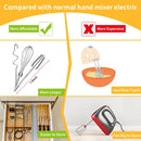 Axyaa Stainless Steel Egg Beater Mixer Whisk for Baking Tools & Electric Drill Kitchen Accessories