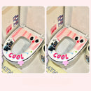 Axyaa Bunny Toilet Seat Cover Zip Winter Portable Kawaii Funny Children's Home