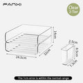 4-Tier Paper Tray Storage Box with File Holder for Desk Organization by Axyaa