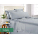 Axyaa Bamboo Viscose Bed Sheet Set, Luxuriously Soft & Cooling, Double S