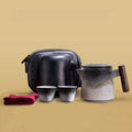 Axyaa Ceramic Tea Set Cup Portable Kung Fu Teaware Gift Box