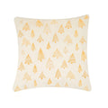 Axyaa Beige Christmas Tree Cushion Cover - 45x45cm Embellished Home Decor Pillowcase