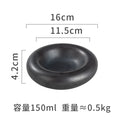 Axyaa Ceramic Concave Soup, Dessert, Sushi Plate - Retro Creative Design