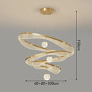 Axyaa Modern LED Chandelier Pendant Light for Dining Room and Living Room