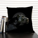 Axyaa Dog & Cat Pattern Linen Cushion Cover for Living Room Decor