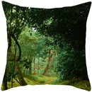 Axyaa Vintage Forest Pattern Pillow Case - Designer Sofa Cushion Cover