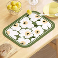 Axyaa Nordic Leather Dinner Mats Heat Insulation Home Decoration Table Placemat