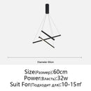 Axyaa LED Chandelier for Stair Hall Bedroom Room, Modern Indoor Lighting Fixture