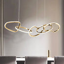 Axyaa Modern LED Pendant Chandelier for Living Room and Dining Room