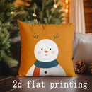 Christmas Digital-Printed Pillow Covers for Home Decor by Axyaa