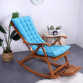Axyaa Outdoor High-Back Chair Cushion // Non-Slip Sun Lounger Pad // Washable Garden Seat Pillows