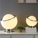 Axyaa Stained Glass Planet Table Lamp for Bedroom Study Decor