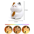 Axyaa Silicone Cat Night Light Lamp - Rechargeable Touch Patting Fun Decor