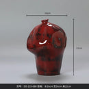 Crimson Ceramic Vase by Axyaa for Elegant Living Room Flower Arrangements