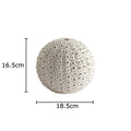 Honeycomb Ceramic Vase with Artificial Flowers for Axyaa Aesthetic Room Decor
