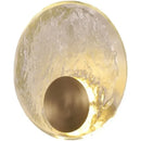 Axyaa Copper Crystal Wall Lamp Light for Luxury Bedroom Living Room Corridor