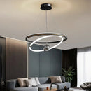 Axyaa Minimalist Ring LED Pendant Light - Modern Nordic Hanging Lamp