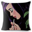 Axyaa Pop Art Crying Girl Cushion Cover 45x45cm