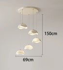 Axyaa Modern LED Staircase Chandelier Pendant Light for Living Room