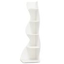 Axyaa Modern 5-Tier Corner Bookshelf Plant Stand & Small Storage Rack