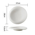 Axyaa Ceramic Salad Plate Set for Hotel Artistic Dining Experience