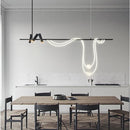 Axya Nordic LED Pendant Lights: Black Chandelier for Home Decor