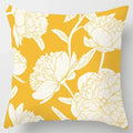 Axyaa Yellow Flower Pillowcase for Home Sofa Lumbar Cushion