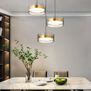 Axyaa Luxury Glass Strip Pendant Lights - Single & Triple Head Bar Suspension Lamp