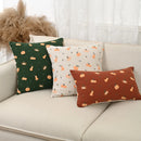 Embroidered Pumpkin Halloween Pillowcase Cojines by Axyaa