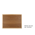 Axyaa Walnut Wooden Tray with Beech Handle for Kitchen, Fruit, Bread Serving