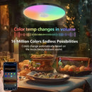 Axyaa Smart RGB Music Ceiling Light - App Control LED Ambient Lamp
