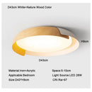 Axyaa Nordic LED Ceiling Light, Remote Control, Minimalist Design