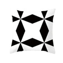 Axyaa Plaid Geometric Wave Stripe Checkerboard Print Throw Pillow Case