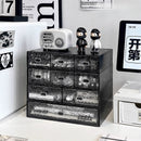 Axyaa Acrylic Stackable Drawer Organizer for Office School Desktop Storage.