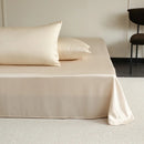 Axyaa Mulberry Silk Flat Sheet - High End Smooth Bed Linen - Solid Color
