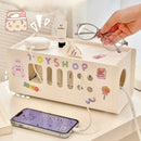 Axyaa Cable Box Organizer for Power Board Wire Management