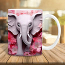 Elephant Ceramic Mug 11oz - Axyaa Office Coffee Art Enthusiast Gift