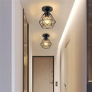 Axyaa Modern Iron Cage Ceiling Light for Home Decor with E27 Socket