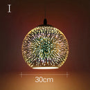 Axyaa Fireworks Glass Pendant Lights for Modern Living Room Decor