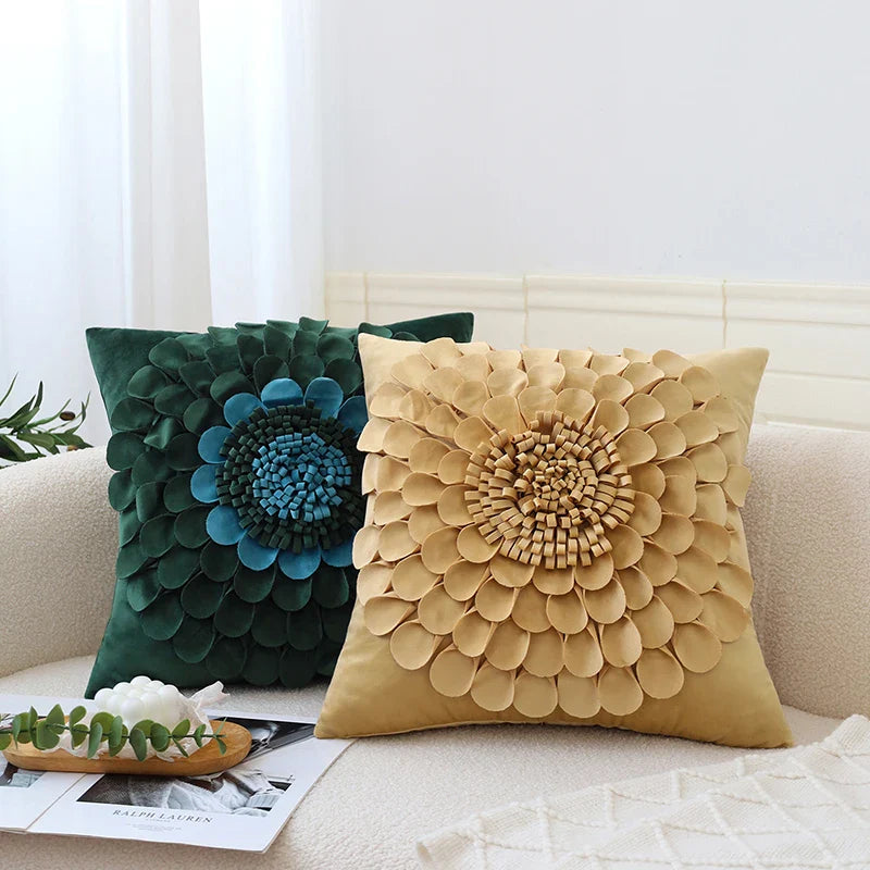 Axyaa Plush Corduroy Christmas Pillow Cover for Modern Home Decor