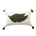 Axyaa Christmas Tufted Cushion Cover with Tassel Pillowcase, Holiday Decor 45x45/30x50cm