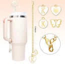 Butterfly Tumbler Charm Chain for Stanley Cups - Axyaa Branded Kawaii Pendant