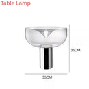 Axyaa Glass Pendant Light: Modern Nordic Table Lamp for Bedroom, Living Room, Restaurant.
