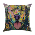 Axyaa Animal Print Pillow Cover: Stylish Sofa & Chair Linen Cushion Cover Art