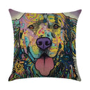 Axyaa Animal Print Pillow Cover: Stylish Sofa & Chair Linen Cushion Cover Art