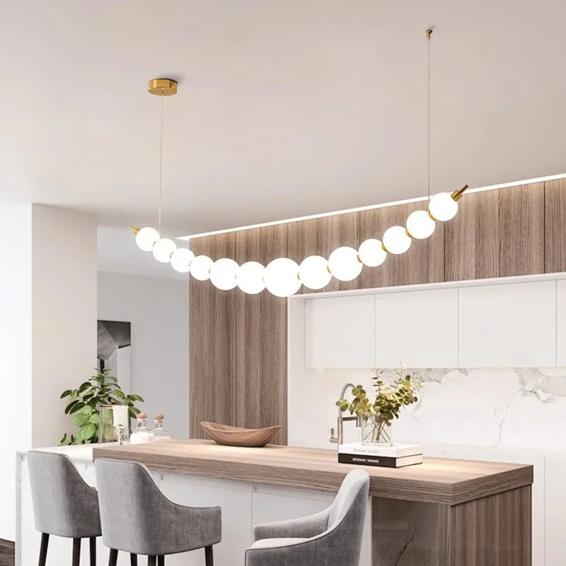 Axyaa Modern LED Pendant Light Chandeliers for Home Decor and Indoor Lighting